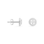 Boucles D'oreilles Puces Nour-imen Or Blanc Diamant - Boucles d'oreilles mariage Femme | Marc Orian