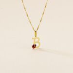 Pendentif Helidie Coccinelle Lettre Or Jaune - Pendentifs Enfant | Marc Orian