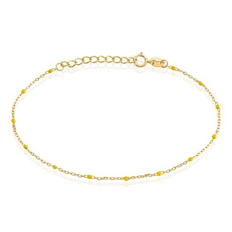 Bracelet Molly Argent Jaune - Bracelets chaînes Femme | Marc Orian