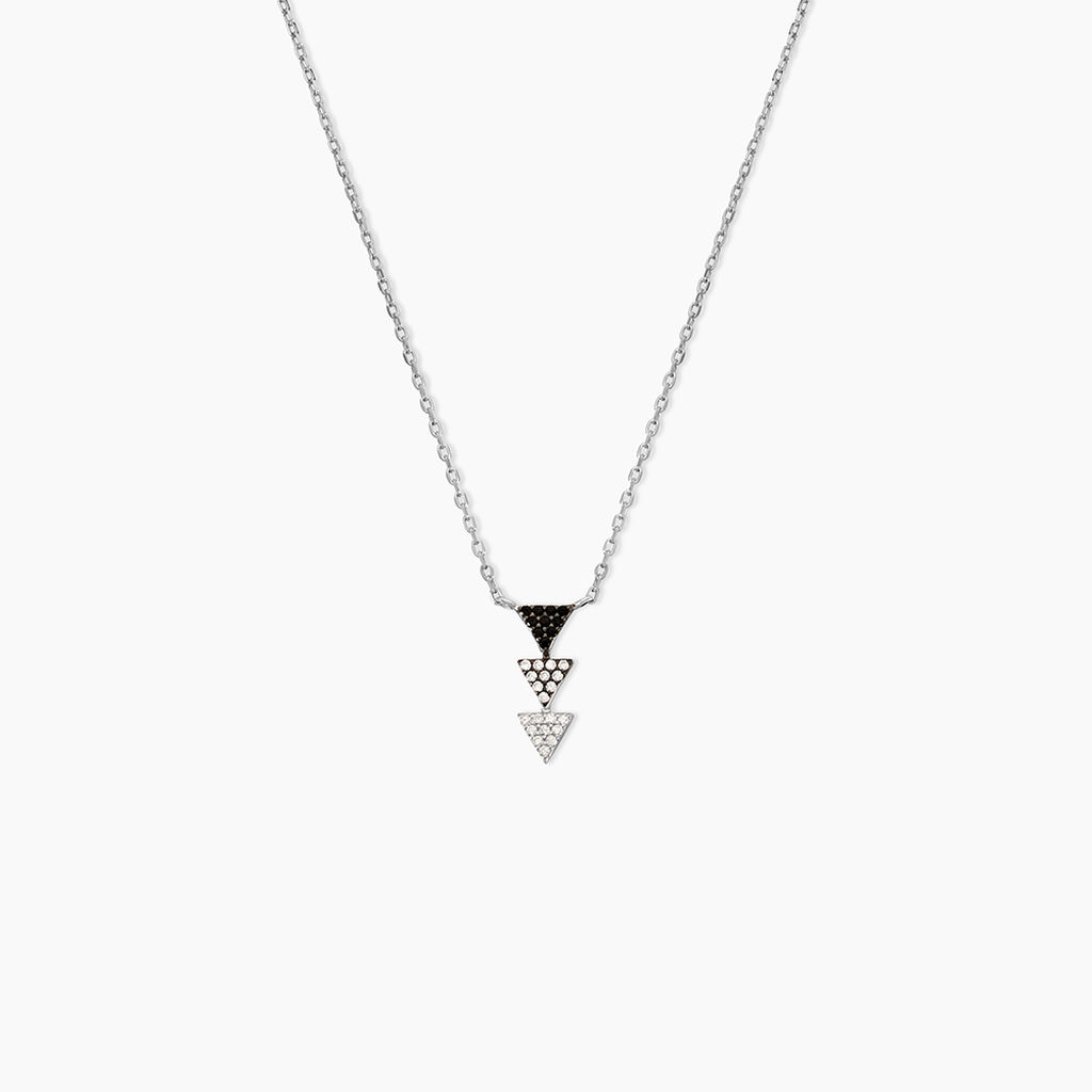 Collier Chleo Argent Blanc Oxyde De Zirconium - Colliers avec pierres Femme | Marc Orian