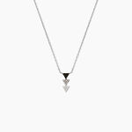 Collier Chleo Argent Blanc Oxyde De Zirconium - Colliers avec pierres Femme | Marc Orian