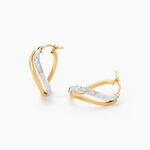 Cr&eacute;oles Hepsie Or Bicolore - Cr&eacute;oles Femme | Marc Orian