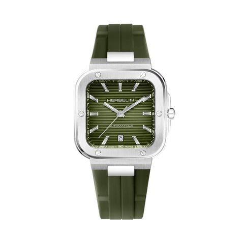 Montre Herbelin Cap Camarat Square Kaki - Montres automatiques Homme | Marc Orian
