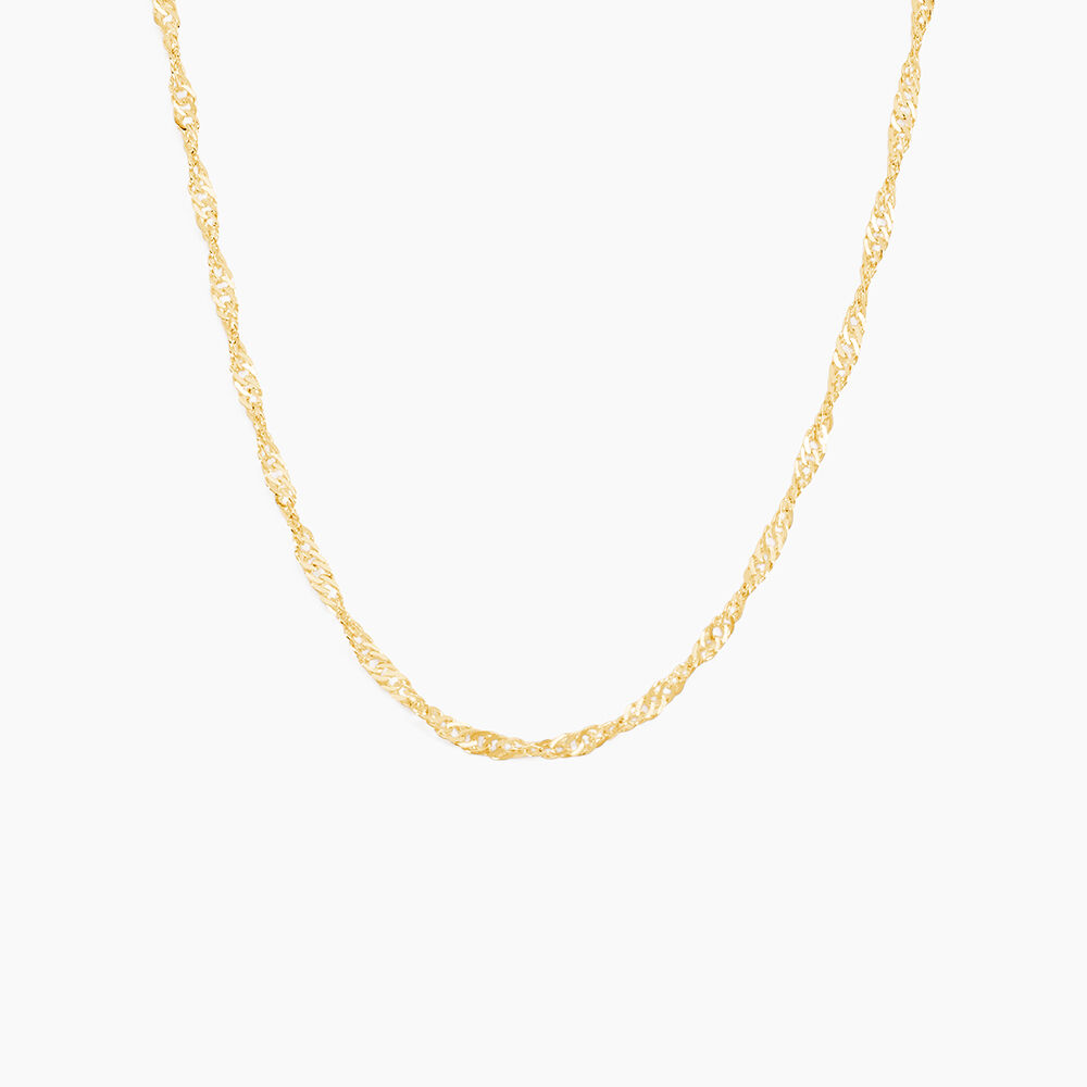 Cha&icirc;ne Imanie Maille Singapour Or Jaune - Chaines Femme | Marc Orian