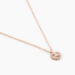 Collier Gino Argent Rose Oxyde De Zirconium - Colliers avec pierres Femme | Marc Orian