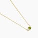 Collier Poem Argent Jaune P&eacute;ridot Oxyde De Zirconium - Colliers avec pierres Femme | Marc Orian