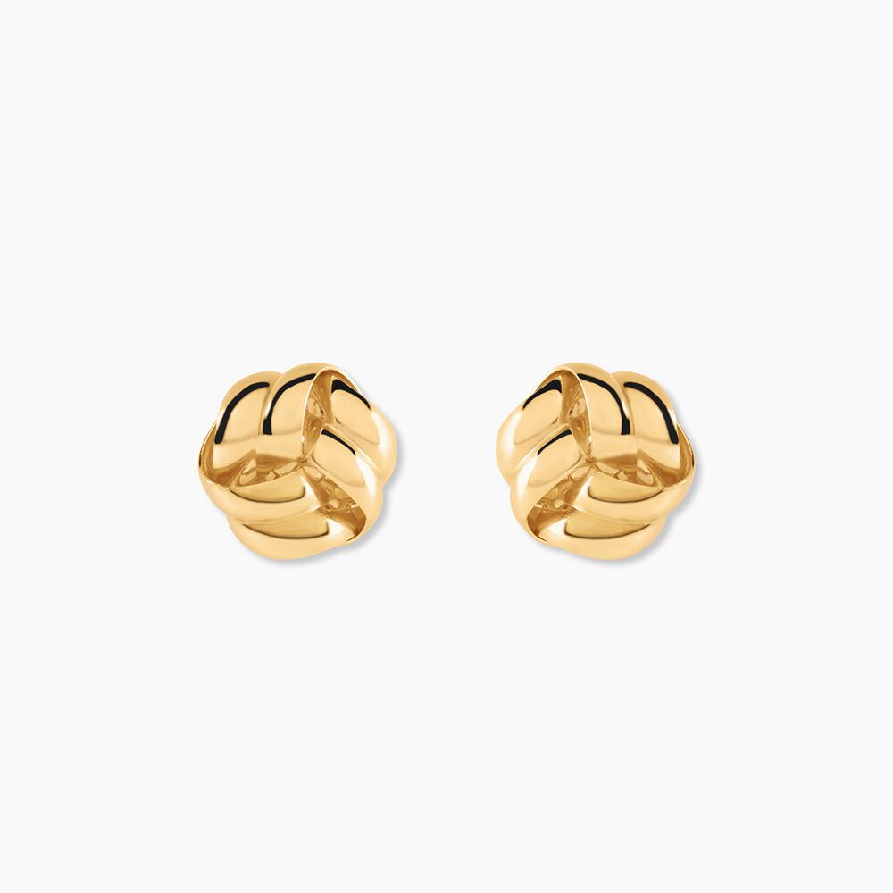 Boucles D'Oreilles Puces Ombeline Argent Dor&eacute; A L'Or 750/1000 - Puces Femme | Marc Orian