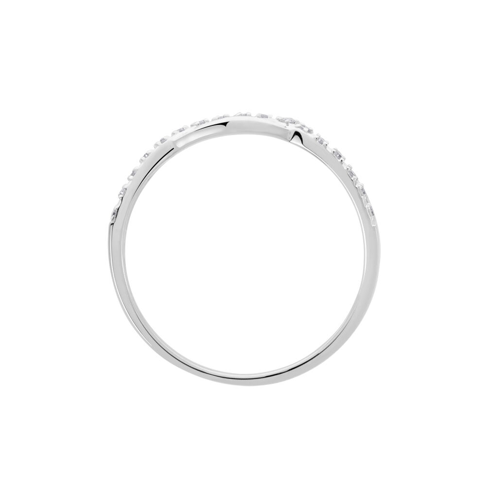Bague Osanna Or Blanc Diamants - Parures de mariage Femme | Marc Orian
