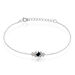 Bracelet Maymana Argent Blanc Oxyde De Zirconium - Bracelets chaînes Femme | Marc Orian