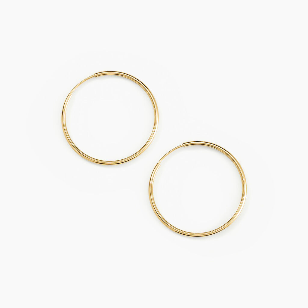 Cr&eacute;oles Dominae Or Jaune - Cr&eacute;oles Femme | Marc Orian