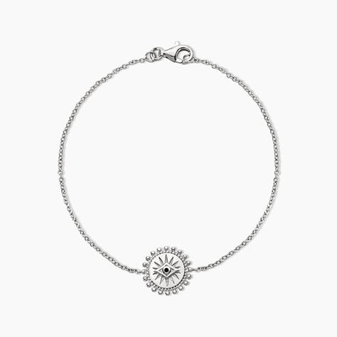 Bracelet Salvia Argent Blanc Opale - Bracelets Medailles Femme | Marc Orian