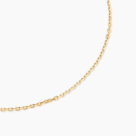 Chaîne Igoa Maille Forçat Diamantee Or Jaune - Chaines Femme | Marc Orian