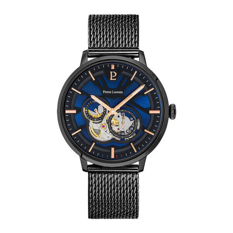 Montre Pierre Lannier Trio Noir - Montres automatiques Homme | Marc Orian