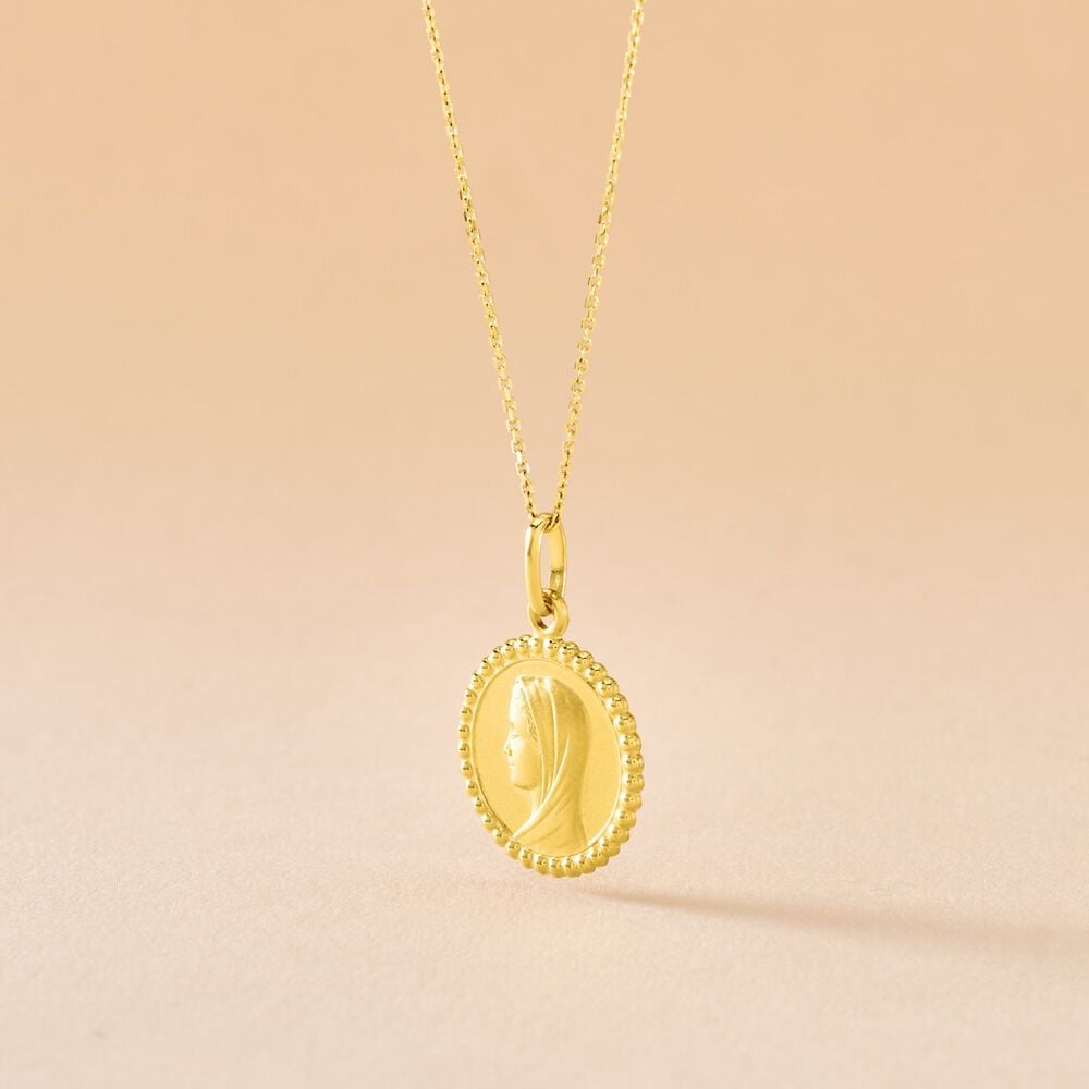 Pendentif Marie Or Jaune - Bijoux personnalis&eacute;s Famille | Marc Orian