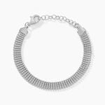 Bracelet Kelline Argent Blanc - Bracelets Multirangs Femme | Marc Orian