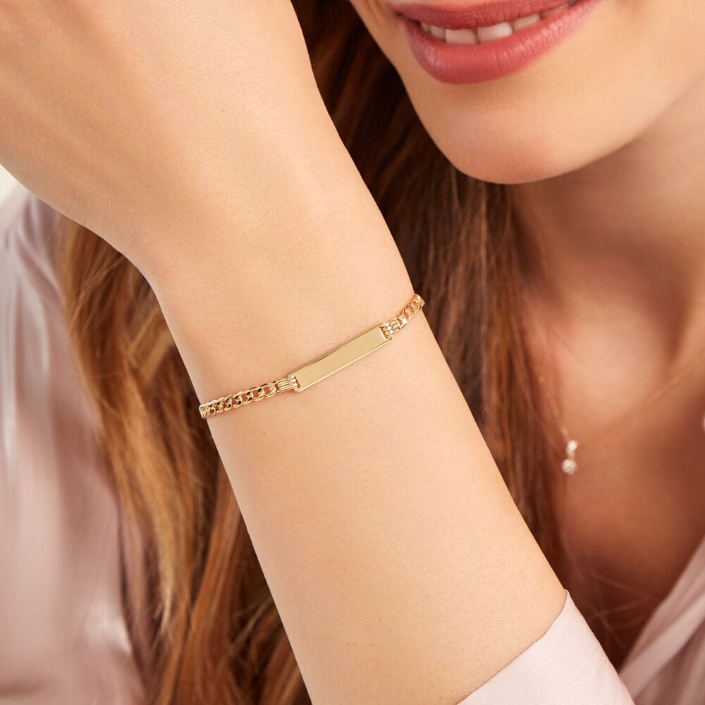 Bracelet Identitée Genevra Or Jaune - Gourmettes Femme | Marc Orian