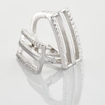 Boucles D'oreilles Pendantes Argent Blanc Oxyde De Zirconium - Pendantes Femme | Marc Orian