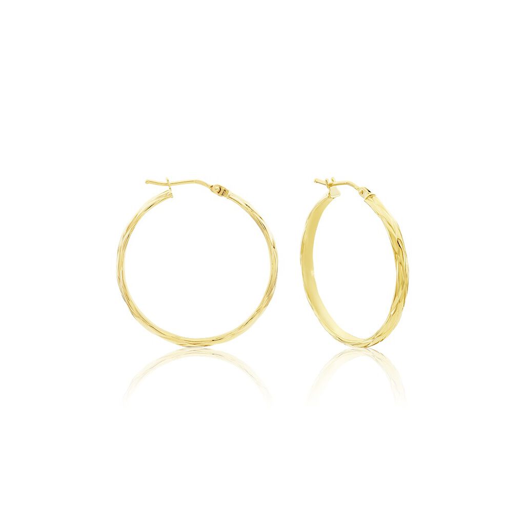 Créoles Vitali Or Jaune - Créoles Femme | Marc Orian