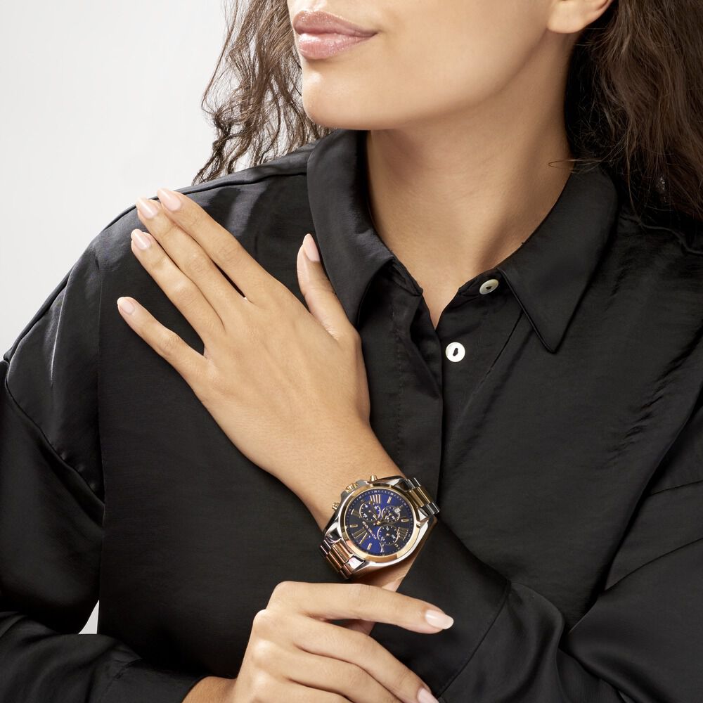Montre michael clearance kors fond bleu