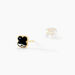 Boucles D'oreilles Puces Stellya Or Jaune Onyx - Puces Femme | Marc Orian