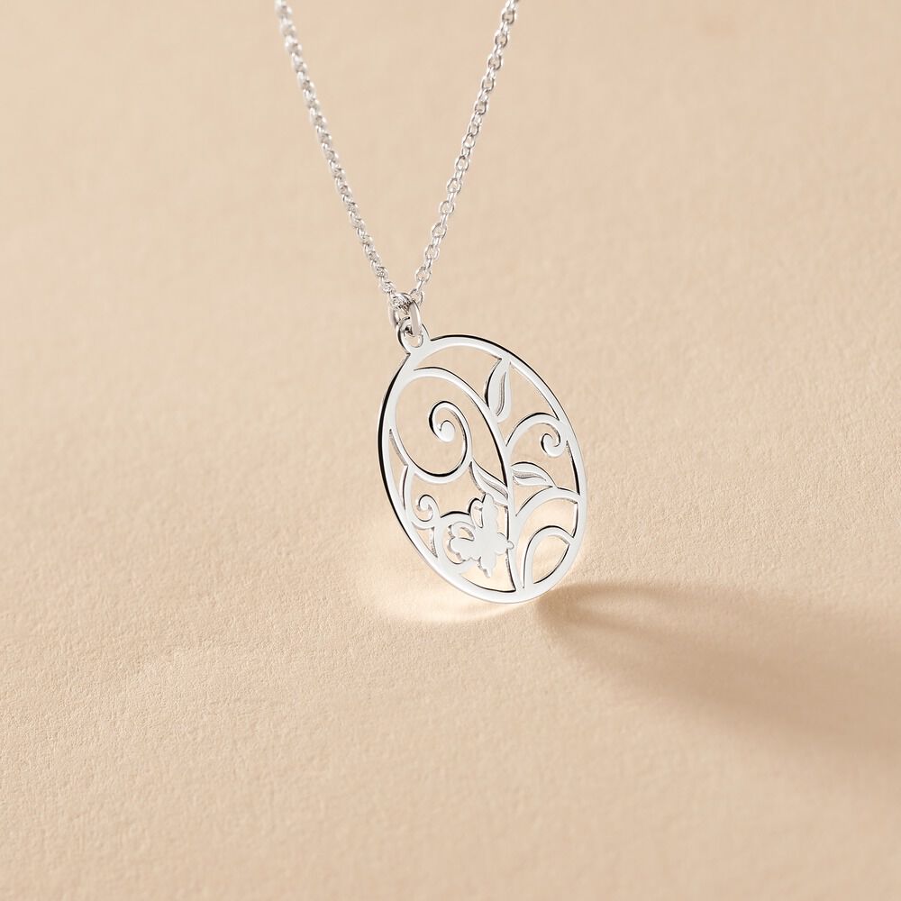 Collier Hita Argent Blanc - Colliers Femme | Marc Orian