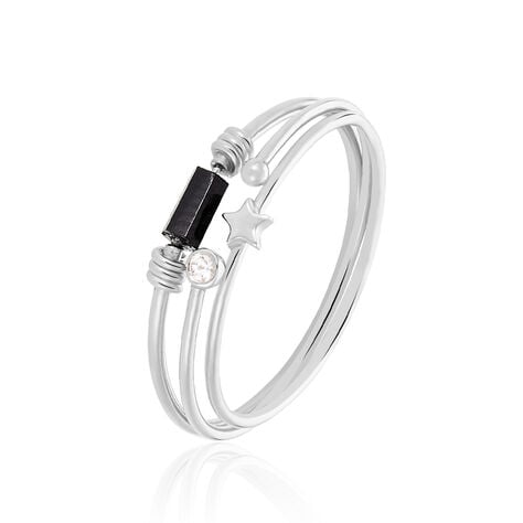 Bague Soaad Argent Blanc Oxyde De Zirconium - Bijoux fantaisie Femme | Marc Orian