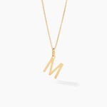 Pendentif Ionia Lettre Or Jaune - Pendentifs Famille | Marc Orian