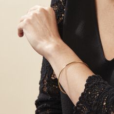 Bracelet Jonc Cynthia Fil Rond Lisse Or Jaune - Bracelets jonc Famille | Marc Orian