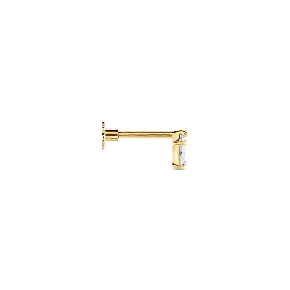 Piercing D'oreille Or Jaune Artemia Oxyde De Zirconium - Piercing Conch Femme | Marc Orian