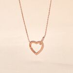 Collier Elanda Argent Rose Oxyde De Zirconium - Colliers avec pierres Femme | Marc Orian