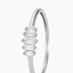 Bague Gal Argent Blanc Diamant Synth&eacute;tique - Solitaires Femme | Marc Orian
