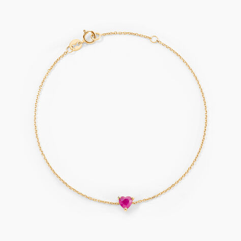 Bracelet Livius Or Jaune Rubis - Bracelets cha&icirc;nes Femme | Marc Orian