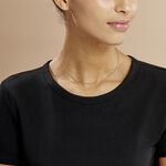 Cha&icirc;ne Clement Plaqu&eacute; Or Jaune - Colliers ras du cou Femme | Marc Orian