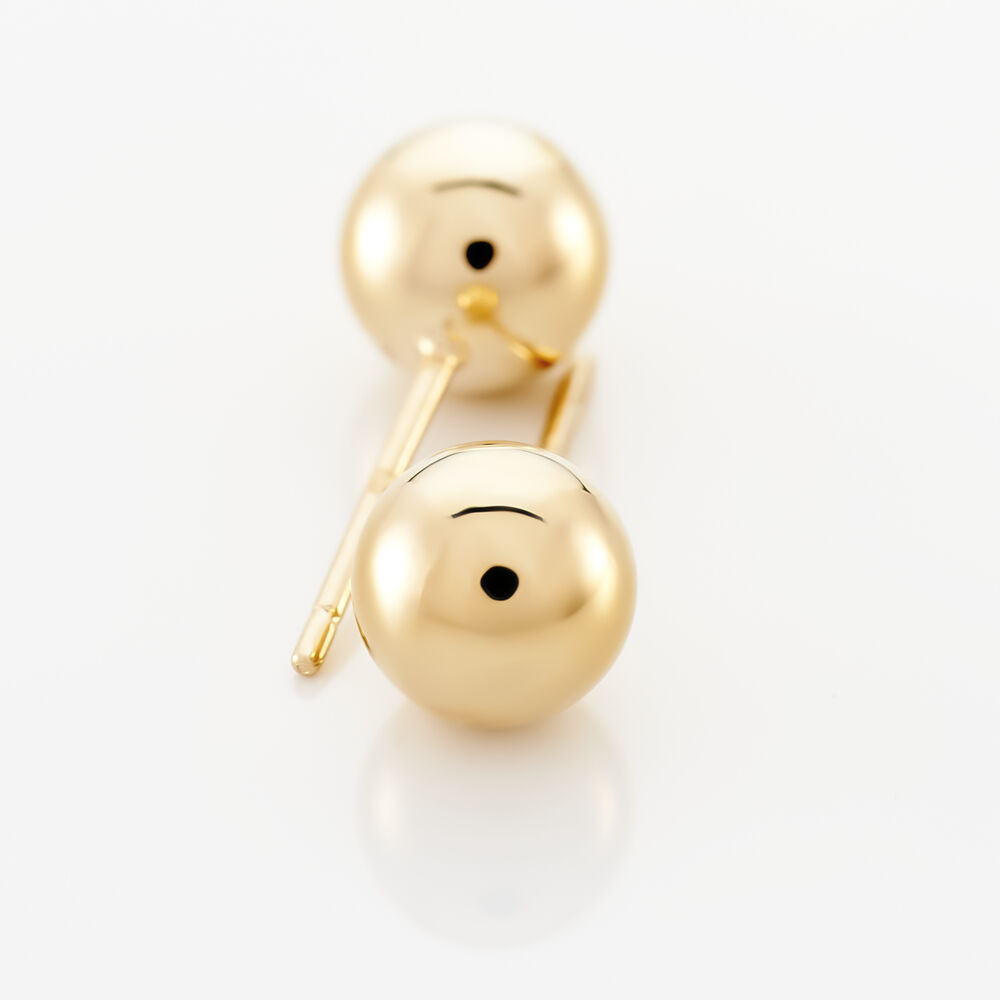 Boucles D'oreilles Puces Nohraae Plaqu&eacute; Or Jaune - Puces Femme | Marc Orian