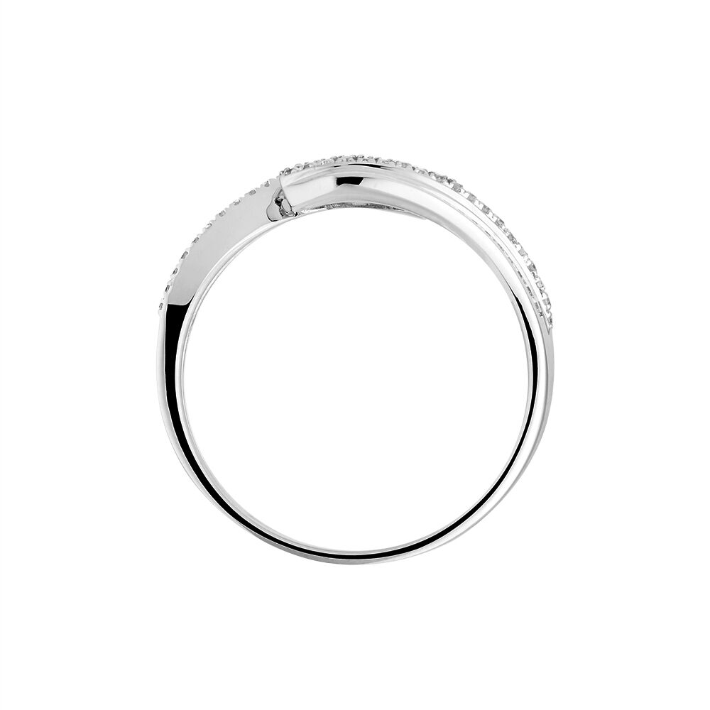 Bague Barbara Or Blanc Diamant - Bagues fiançailles Femme | Marc Orian