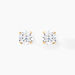 Boucles D'oreilles Puces Eddie Or Jaune Oxyde De Zirconium - Puces Femme | Marc Orian