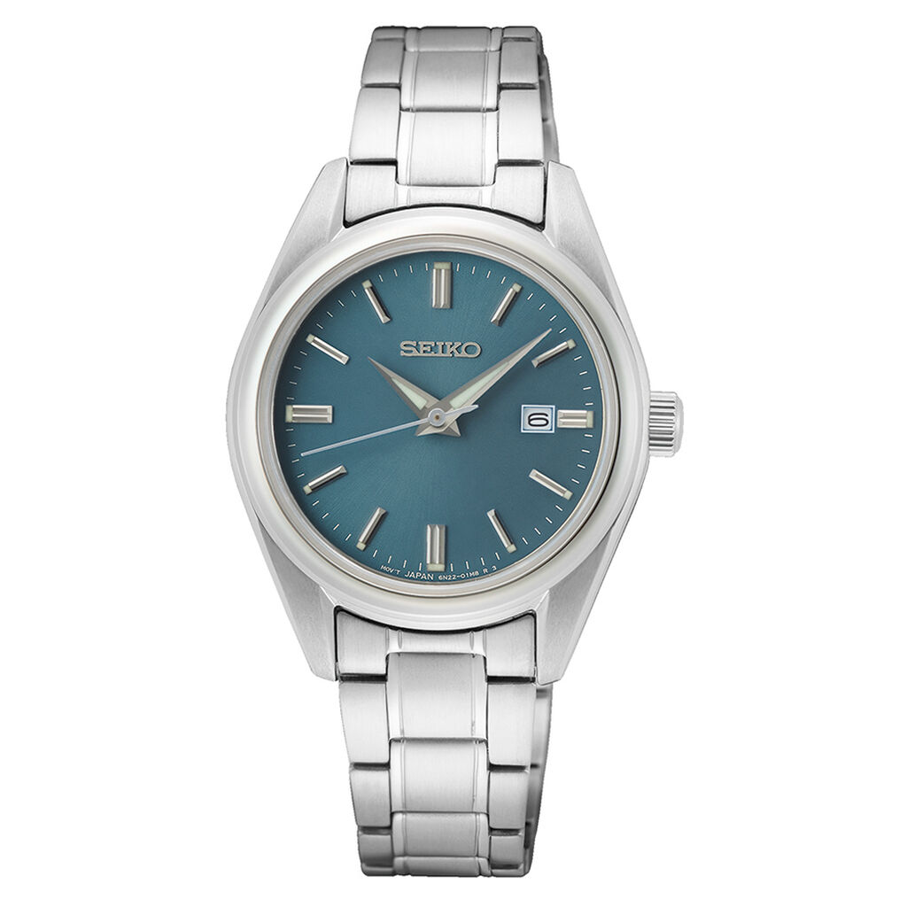 Montre Seiko Classique Turquoise - Montres classiques Femme | Marc Orian