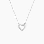 Collier Elanda Argent Blanc Oxyde De Zirconium - Colliers avec pierres Femme | Marc Orian