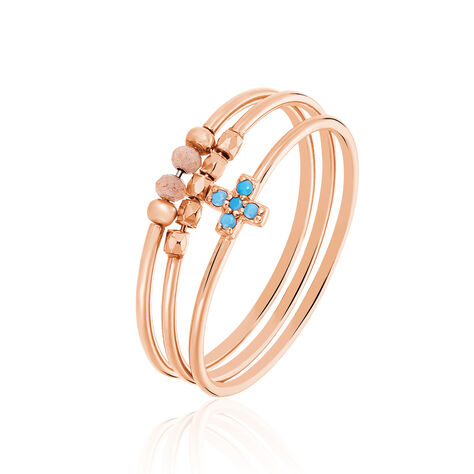 Bague Enia Argent Rose Oxyde De Zirconium - Bagues avec pierre Femme | Marc Orian