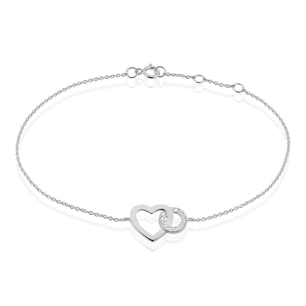 Bracelet Alysa Or Blanc Diamant - Bracelets chaînes Femme | Marc Orian