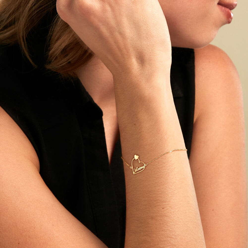 Bracelet Or Jaune Aulna - Bracelets cha&icirc;nes Femme | Marc Orian