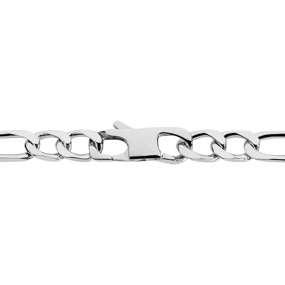 Bracelet Identité Vivian Argent Blanc - Gourmettes Homme | Marc Orian