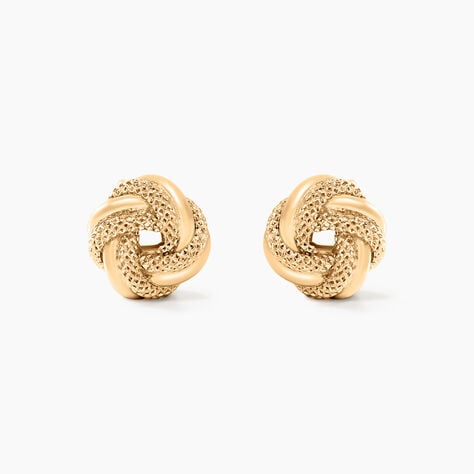 Boucles D'oreilles Puces Or Jaune Campanula - Puces Femme | Marc Orian