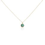 Collier Plaqu&eacute; Or Neassa Malachite - Colliers avec pierres Femme | Marc Orian