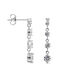 Boucles D'oreilles Pendantes Odyssee Argent Blanc Oxyde De Zirconium - Pendantes Femme | Marc Orian