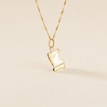 Pendentif Lamie Zodiaque Parchemin Or Jaune - Bijoux personnalis&eacute;s Famille | Marc Orian