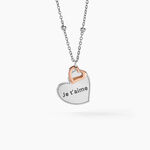 Collier Argent Bicolore Nura - Colliers fantaisie Femme | Marc Orian