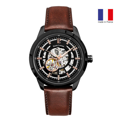 Montre Pierre Lannier Automatic Noir - Montres automatique Homme | Marc Orian