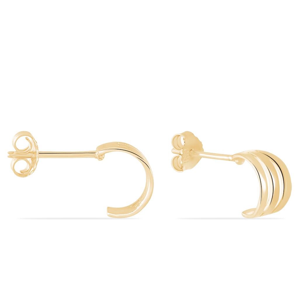 Créoles Dally Plaqué Or Jaune - Créoles Femme | Marc Orian