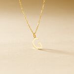 Pendentif Ionia Lettre Or Jaune - Pendentifs Famille | Marc Orian